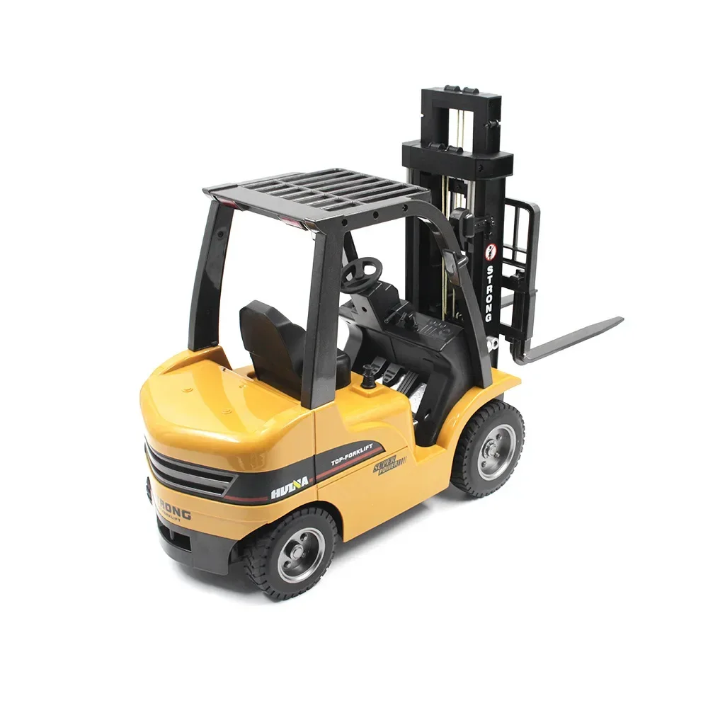 New Rc Remote Control Car 1:10 Huina 1576 Forklift Truck Toys 2.4g Large Transport Engineering Truck Kids Surprise Birthday Toy