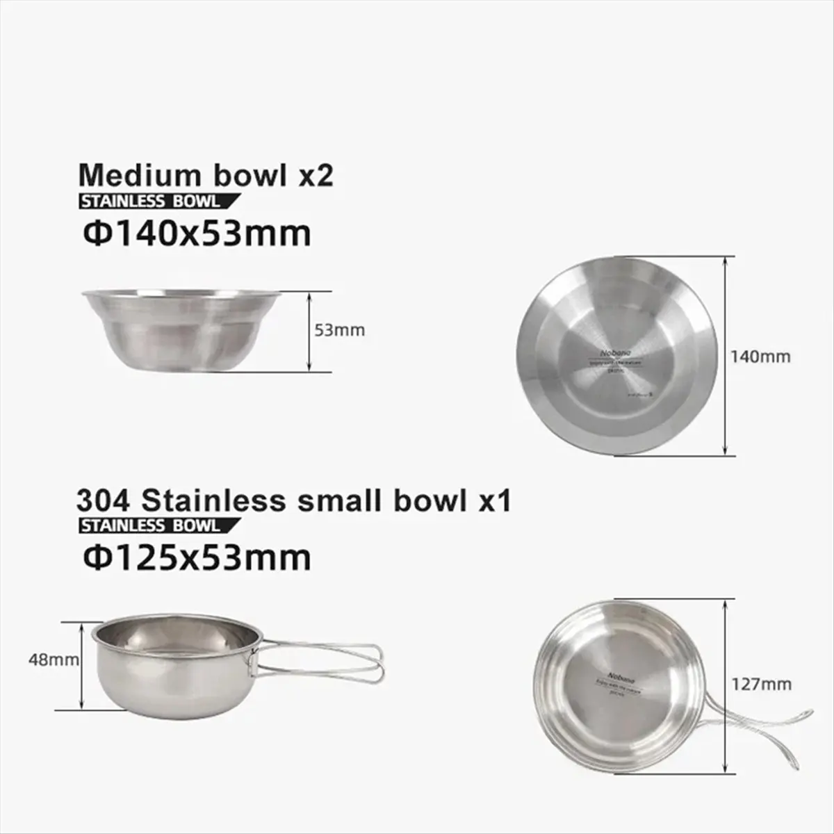 M10K 12PCS Outdoor Tableware Set Portable Camping Tableware Self Driving Tour Barbecue Camping Home Dining Bowl Plate
