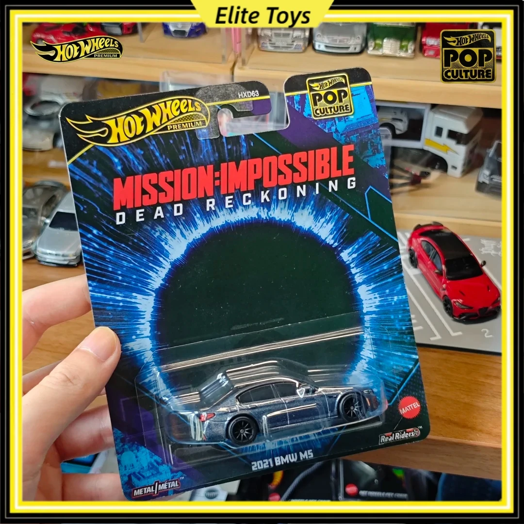 

Миссия премиум-класса в стиле поп-культуры Hot Wheels: Impossible 2021, BMW M5 Dead Reckoning, 1:64, литая под давлением модель автомобиля, коллекционный автомобиль из сплава