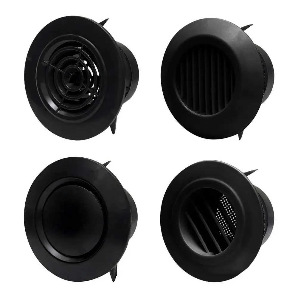 75/100/150mm Various Shapes Ducting Ventilation Grilles Round Air Vents Cap Air Circulation Anti-bird And Rat Vents Cover