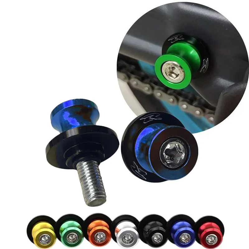 For SUZUKI GSXR GSX-R 125/150/250/600/750/1000 GSR 750 600 400 Motorcycle Swingarm Spool Slider Stand Screws 8MM