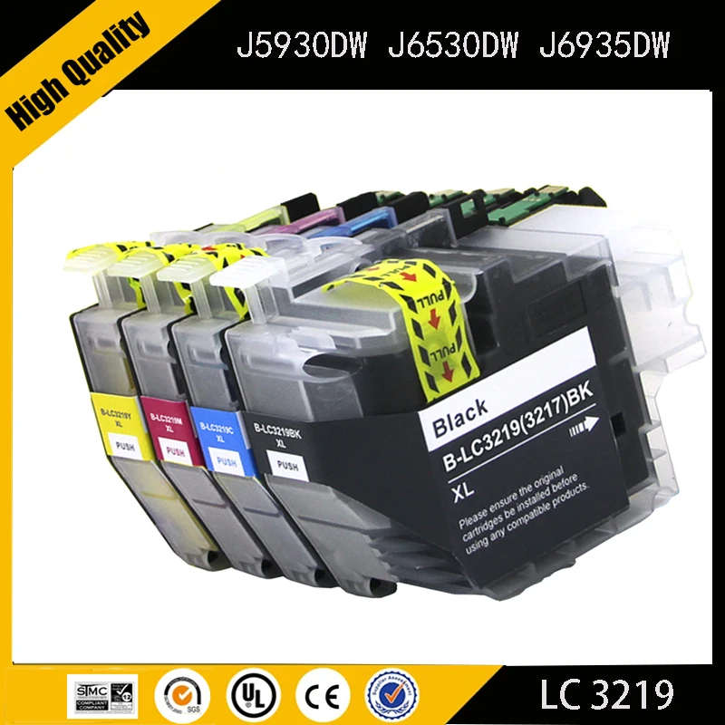 Einkshop LC3219 LC3219XL LC 3217 lc3217XL Ink Cartridge For Brother MFC-J5330DW J5335DW J5730DW J5930DW J6530DW J6935DW