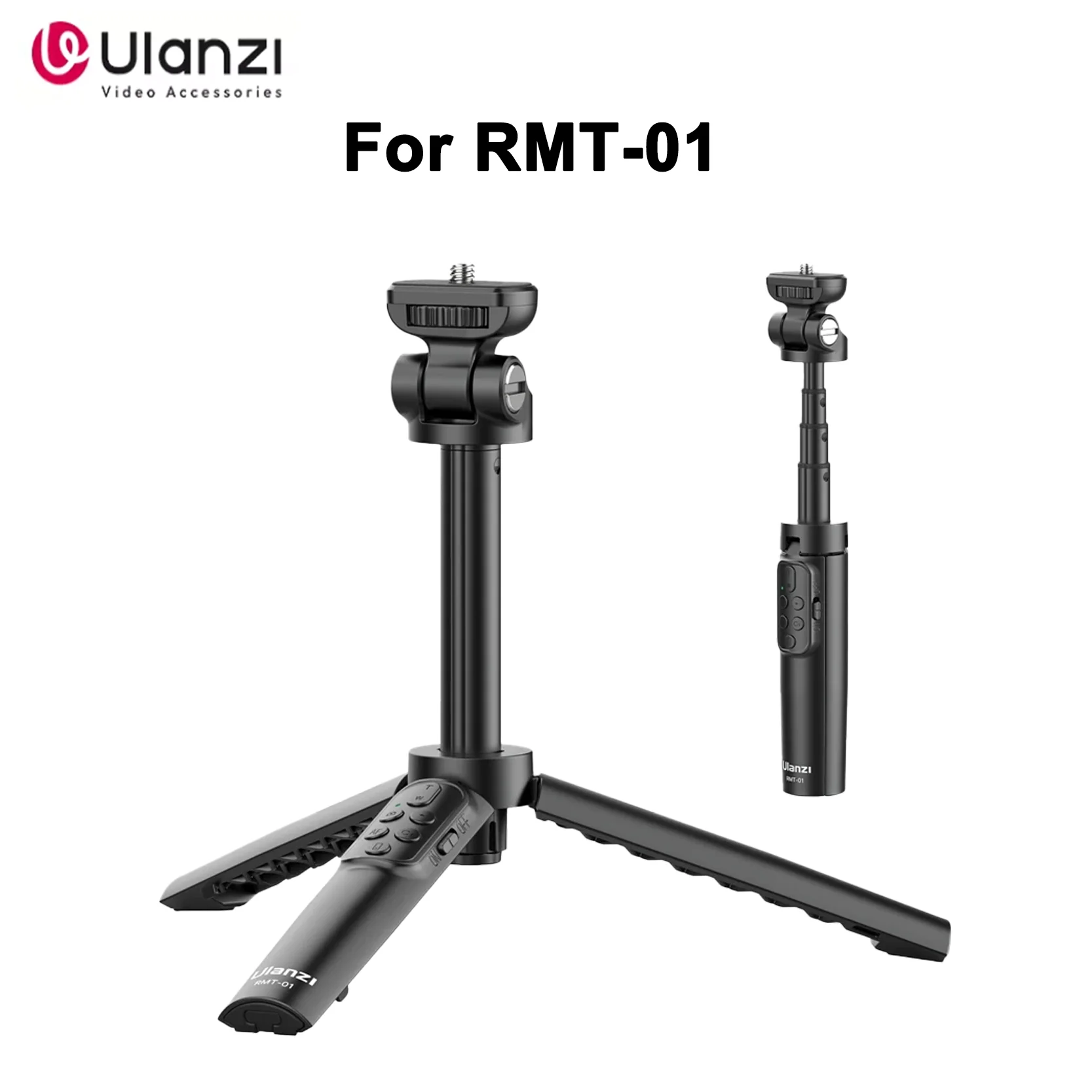 الأصلي Ulanzi RMT-01 سماعة لاسلكية تعمل بالبلوتوث Selfie عصا ترايبود للتمديد بنقرة واحدة للتكبير لسوني كانون نيكون DSLR كاميرا