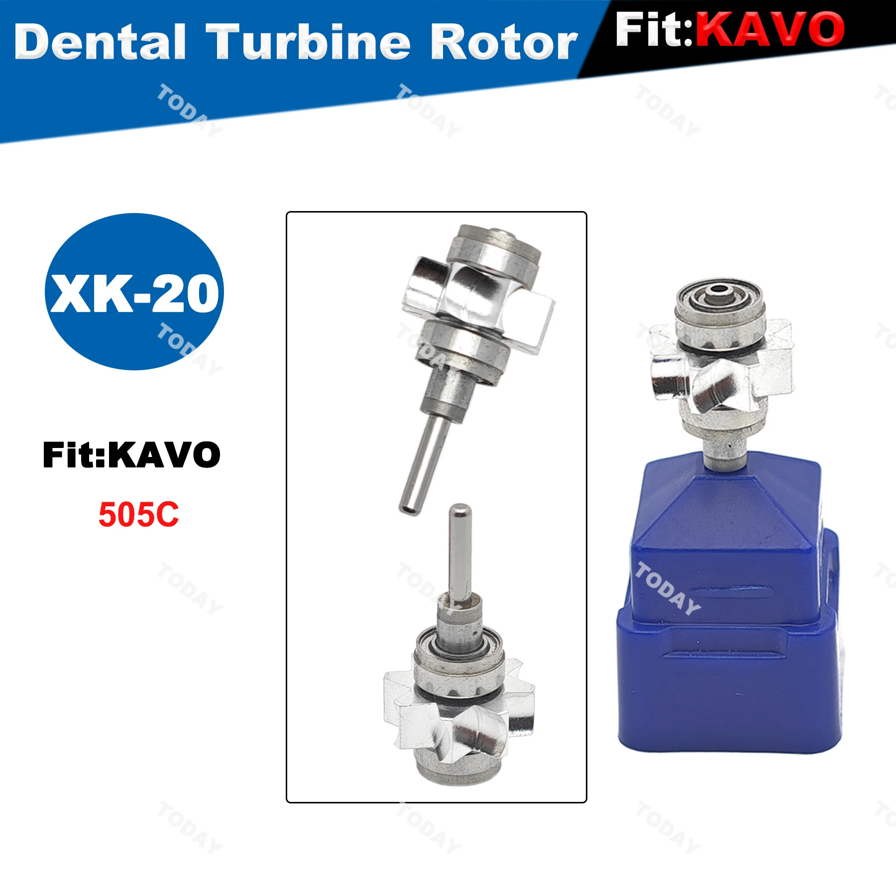 

Dental Turbine Cartridge Air Rotor Fit KAVO 505C High Speed Handpiece Accessories