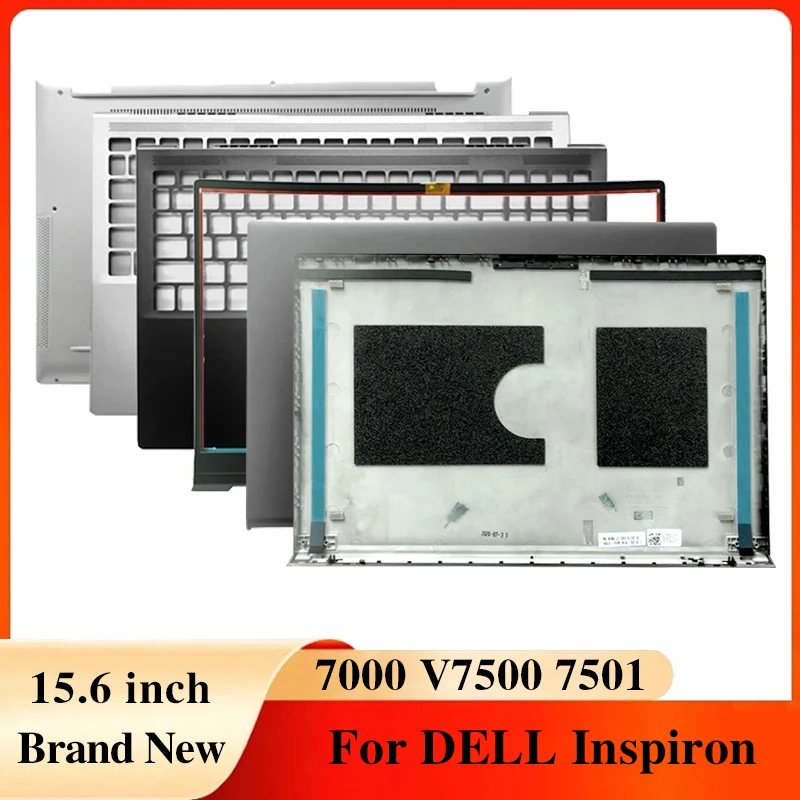 

Laptops Case For DELL Inspiron 7000 7500 7501 Notebook Screen LCD Back Cover Front Bezel Palmrest Bottom Case Laptop Accessories
