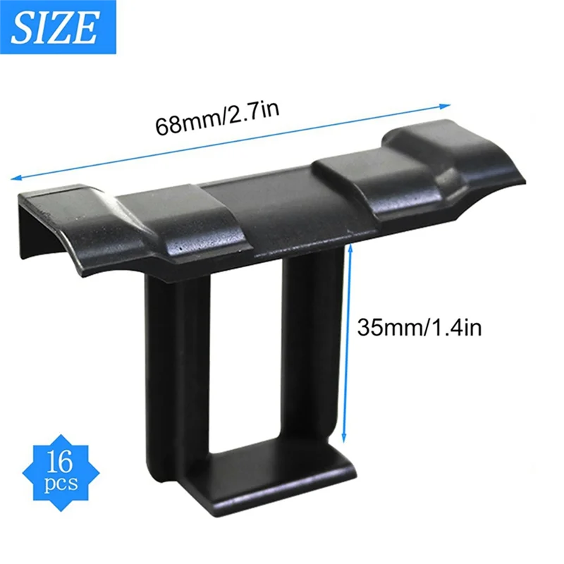 16pc 35mm Solar panel Wasser ablauf clips, PV-Module Clips für Wasser ablauf Photovoltaik Panel Wasser ablauf clips