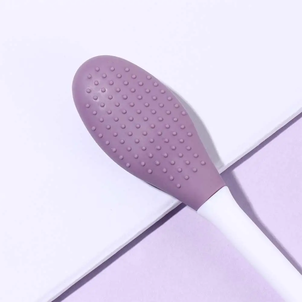 Exfoliator Skincare Applicator Facial Soft Beauty Makeup Brush Silicone Face Mask Brush Double Head Brush Deep Cleaning Tools