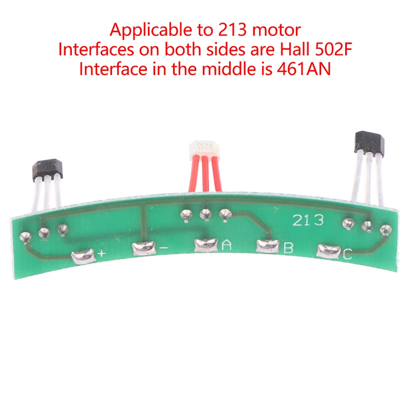 1 unidad Sensor Hall de Motor de Onda Sinusoidal 213 para Coche Eléctrico, Sensor Hall 461, Sensor Hall 502F para Motor de Bicicleta Eléctrica, Placa Sensora Hall para Motor de Vehículo Eléctrico