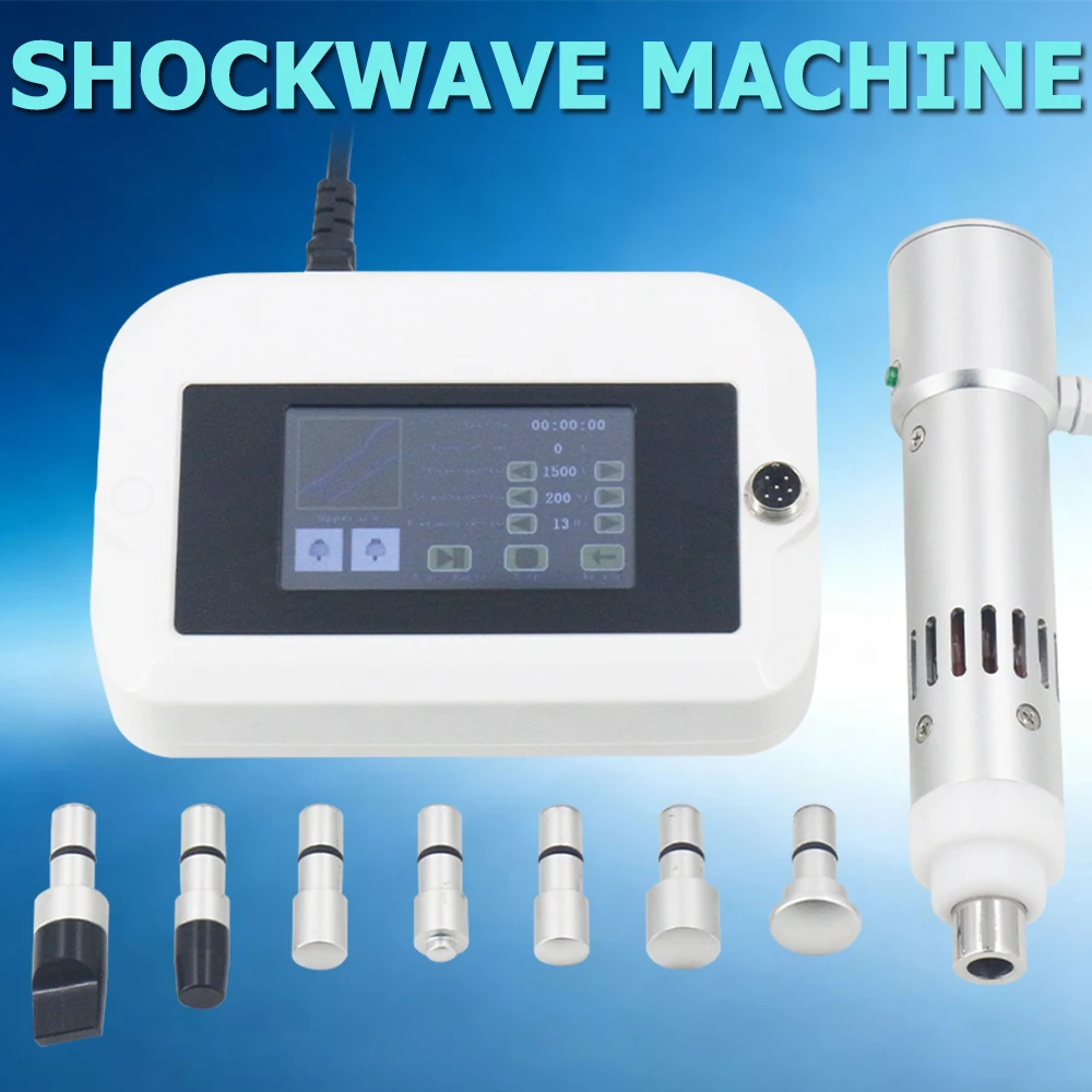 300MJ Shockwave Therapy Machine For ED Treatment Knee Pain Relief Massage Muscle Recovery Shock Wave Physiotherapy Massager New