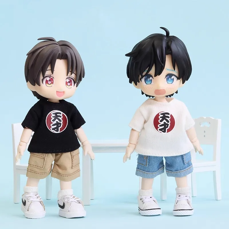 เสื้อผ้าตุ๊กตา OB11เสื้อยืดสำหรับ GSC Ymy 1/12 BJD ตุ๊กตา