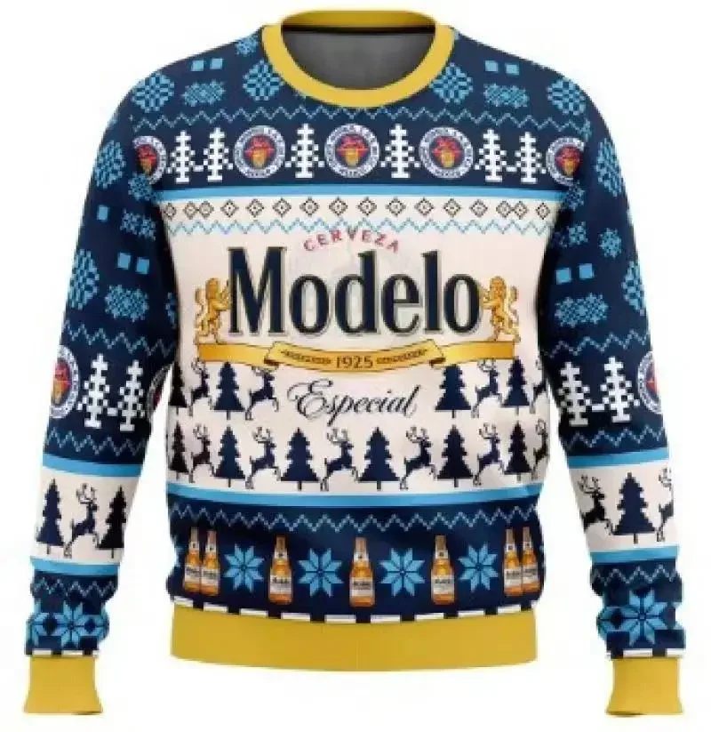 Popular Men's Beer Special Price Santa Ugly 3D Clothing Autumn and Winter Clothing