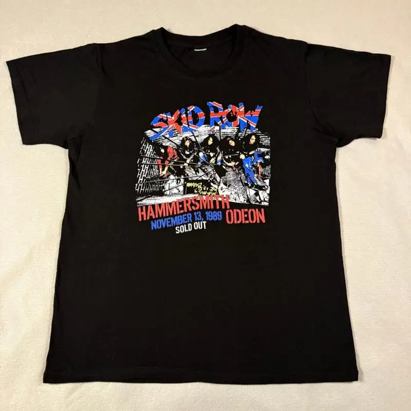 Skid Row Hammersmith On the Skids In London Black T Shirt L