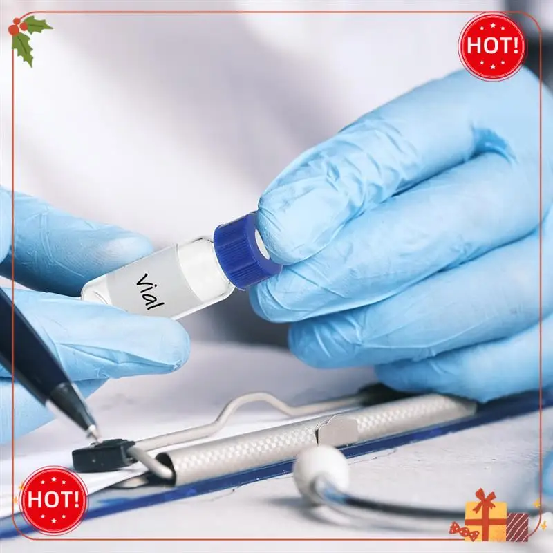 

Durable-2Ml Autosampler Vial, HPLC/GC Vials 9-425 Lab Clear Vials Sample Vial Screw Cap Writing Patch