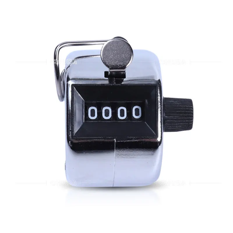 4 Digit Number Counters Manual Counting Soccer Golf Counter Mechanical Pedometer Manual Buddha Recitation Counter