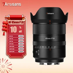 7artisans AF 85mm F1.8 Full Frame Autofocus Mirroless Camera Lens for Portrait Photography with Sony E Mount A7RIII ZVE-10 Z L