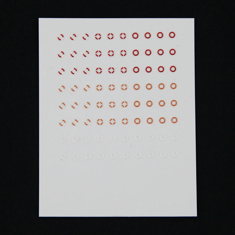 

1Set 1/700 Scale Universal Lifebuoy Miniature 3D Double-Sided Stereo Colored Life Ring Assembly Parts for Diorama Static Display