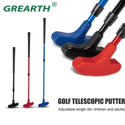 Ajustável Golf Putter Clubes, direito e esquerdo, Two-Way Mini Rubber Golf Clubs, telescópica para crianças e adultos, Golf Putter Training