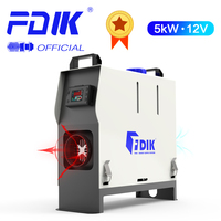 FDIK 5KW Diesel Air Heater 12V All in One Car Heater for Car Truck Boat RV Parking Diesel Heater