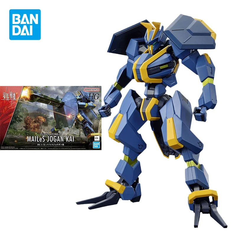 

Bandai Original GUNDAM HG 1/72 MAILES JOGAN KAI Anime Action Figure Assembly Model Toys Collectible Model Gifts for Children