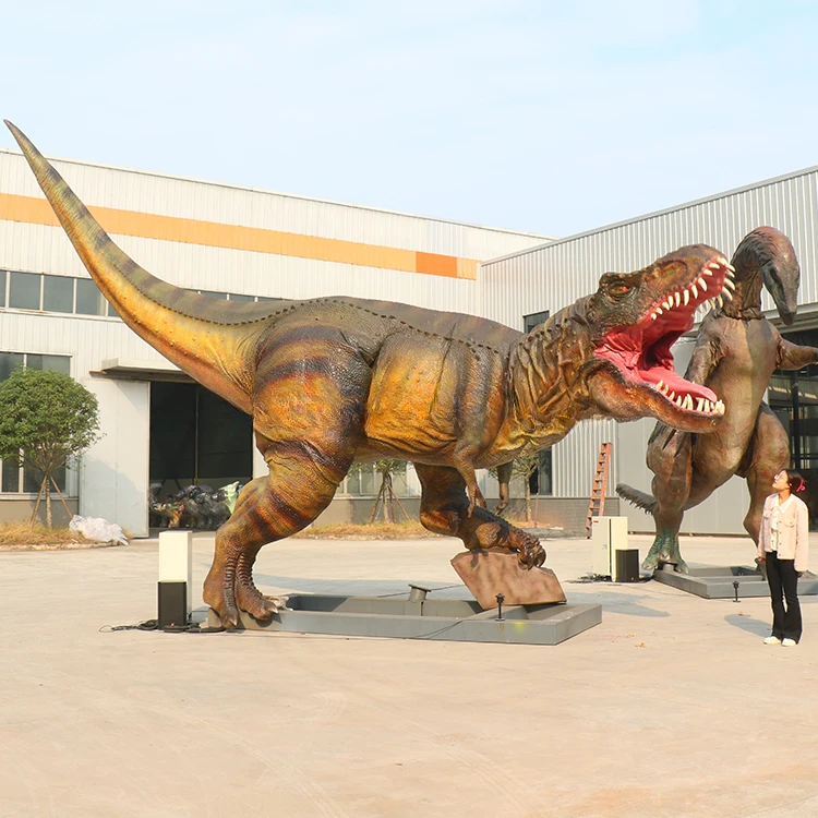 Large Size 10 Mtr Outdoor Animatronic Dinosaur T-rex Tyrannosaurus Rex for Thailand Phuket Dino Park Bar & Restaurant