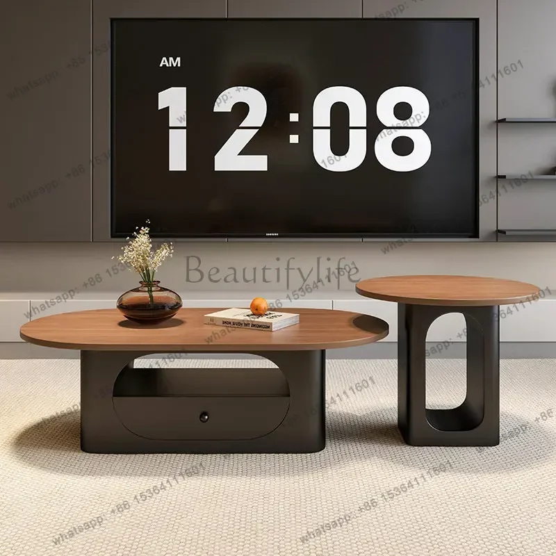 FG Modern Aesthetic Coffee Table Minimalist Nordic Luxury Decoration Coffee Table Clear Designer Mesa Auxiliar Home Furniture