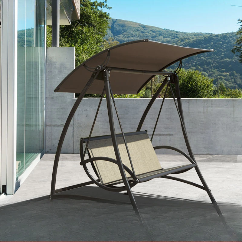 Garden Hanging Chair Outdoor Sunscreen Household Multiplayer Swing Garden Balcony Double Rocking Chair