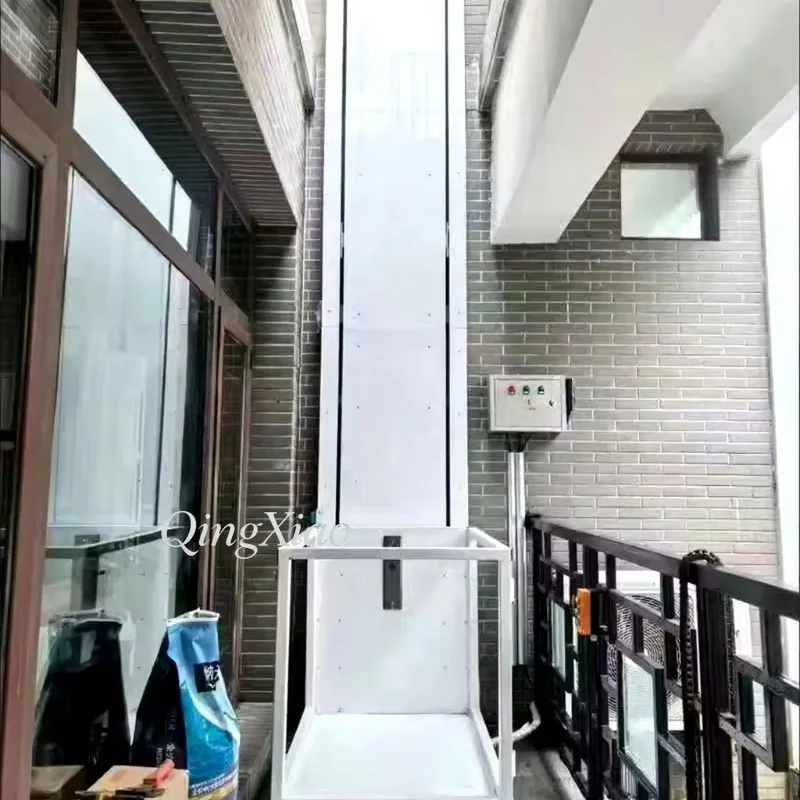 Silent Hydraulic Lifting Platform 2 To 12M Adjustable Height Electric Cargo Lift Simple Operation Villa And Daily Application