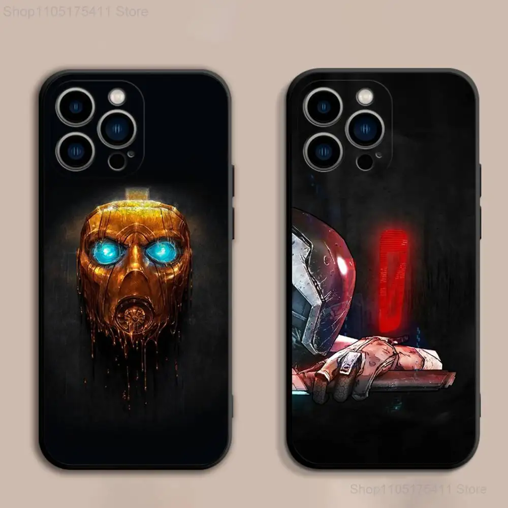 

B-Borderland-S GAME 4 Phone Case For iPhone 17,16,15,14,13,12,Pro,Max,Plus,E,SE4,Air,Mini Black Soft Cover