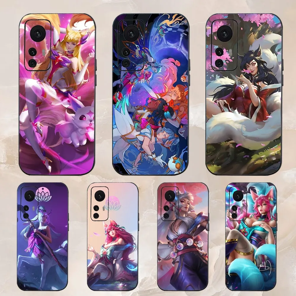 Ahri Of League Of Legends Version Spirit Blossom Phone Case For Xiaomi 11 Redmi Note 11 5G 8T 9A 9 10T Note8Pro Note9 12SUltra B