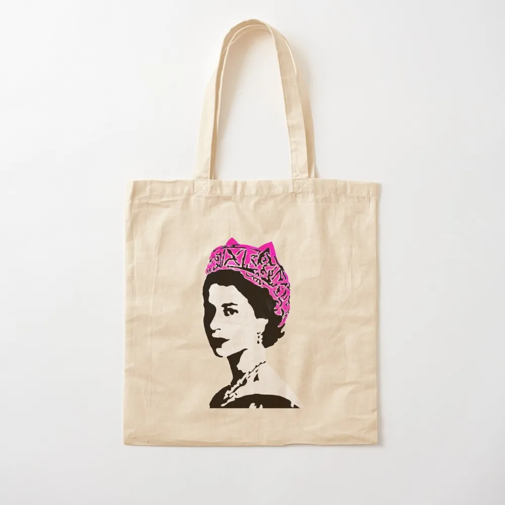 The Queen and pop art feminism Tote Bag sacs de shopping custom fabric bag Cloth bag tote woman