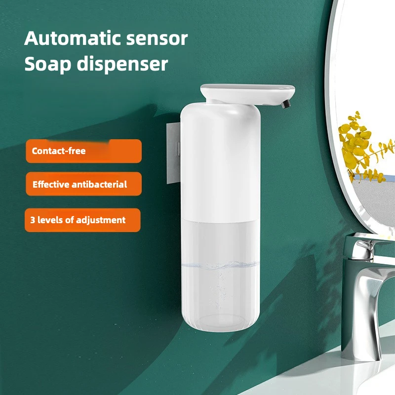 

Дозатор для мыла, дозатор для душа и лосьона, водонепроницаемый контейнер для шампуня, геля, настенное крепление, автоматический дозатор пены, товары для дома