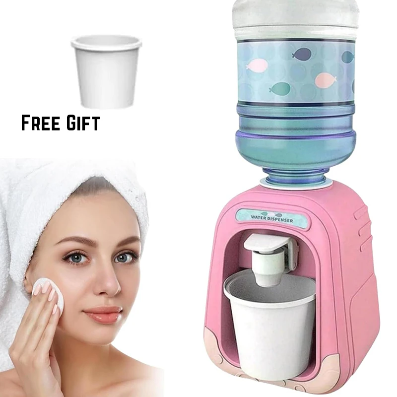 Mini Water Dispenser Makeup Remover Creative Nail Polish Dispensing Bottles Kawaii Dispenser Apply to Facial Makeup Remover Tool