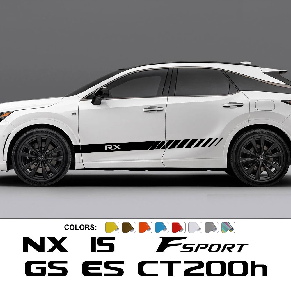 ملصقات بتصميم مخطط للسيارة لسيارة لكزس RX 250 350 NX 300 Fsport IS 450 ES CT200h GS LS LX UX GX ملحقات تزيين سيارات شارات