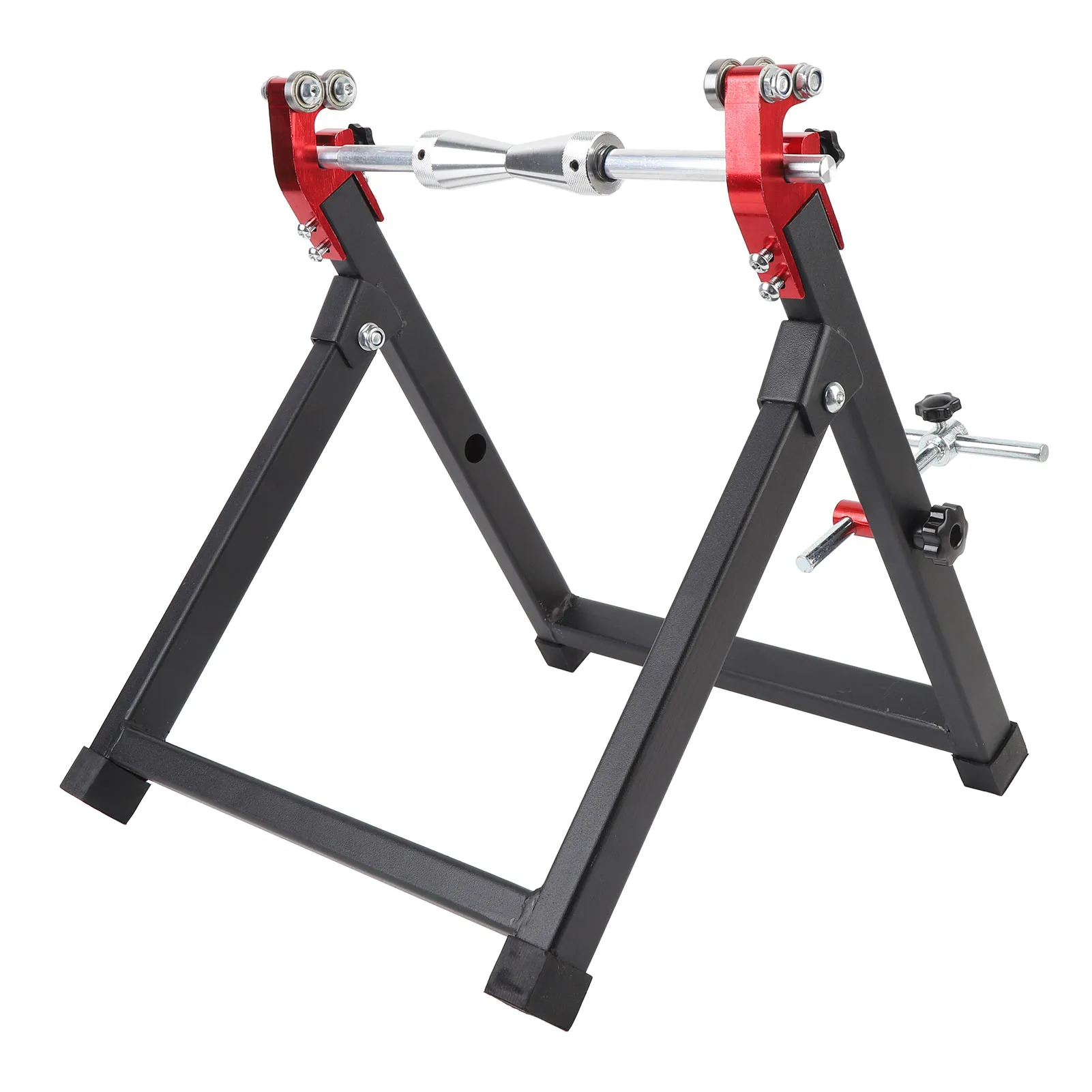 Motorcycle Wheel Balancer Truing Stand Foldable Portable Adjustable Centering Cones Rim Tire Balancer for Sport Dirt Bike