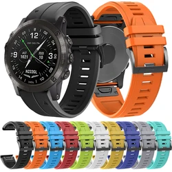 Quick Fit Sports Silicone Straps For Garmin D2 Delta PX Bravo/Charlie/Mach 1 Smartwatch Band correa Bracelet Wristbands correa