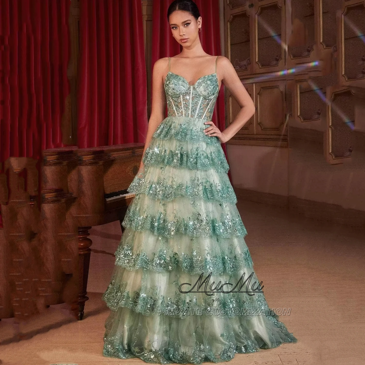 

MuMu Customized Elegant Party Dresses 2025 Wedding Bride Dresses Chic Evening Dress Luxurious Party Dress Luxury Birthday Dress