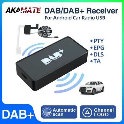 USB 어댑터가있는 안드로이드 자동차 라디오 용 DAB + 안테나 GPS 스테레오 DAB 수신기 플레이어 자동 스캔 지원 채널 목록 로고 USB 어댑터가있는 안드로이드 자동차 라디오 용 DAB + 안테나 GPS 스테레오 DAB 수신기 플레이어 자동 스캔 지원 채널 목록 로고