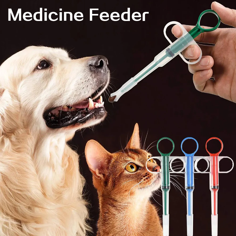 3 قطعة موزع حبوب الحيوانات الأليفة الاسترخاء الآمن الطب السائل تغذية لينة سيليكون حماية الجرعات الدقيقة روتين الدواء اليومي #1