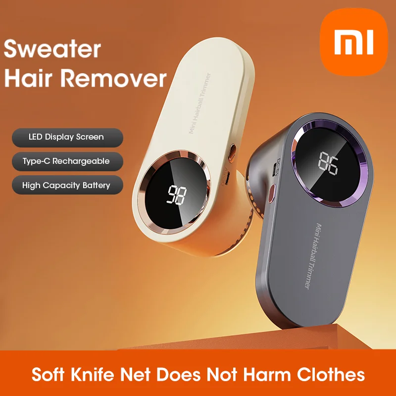 Xiaomi Lint Remover For Clothing LED Display Rechargeable for Clothes Shaver Fluff Remover Portable Electric Fuzz Pellet Remover