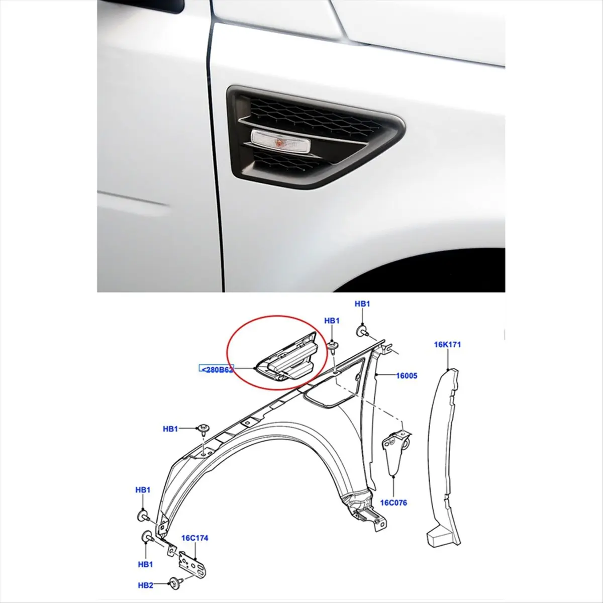 #69Y (Silver)Car Door Vent Grille for Land Rover Freelander 2 Silver,Automotive Parts & Accessories
