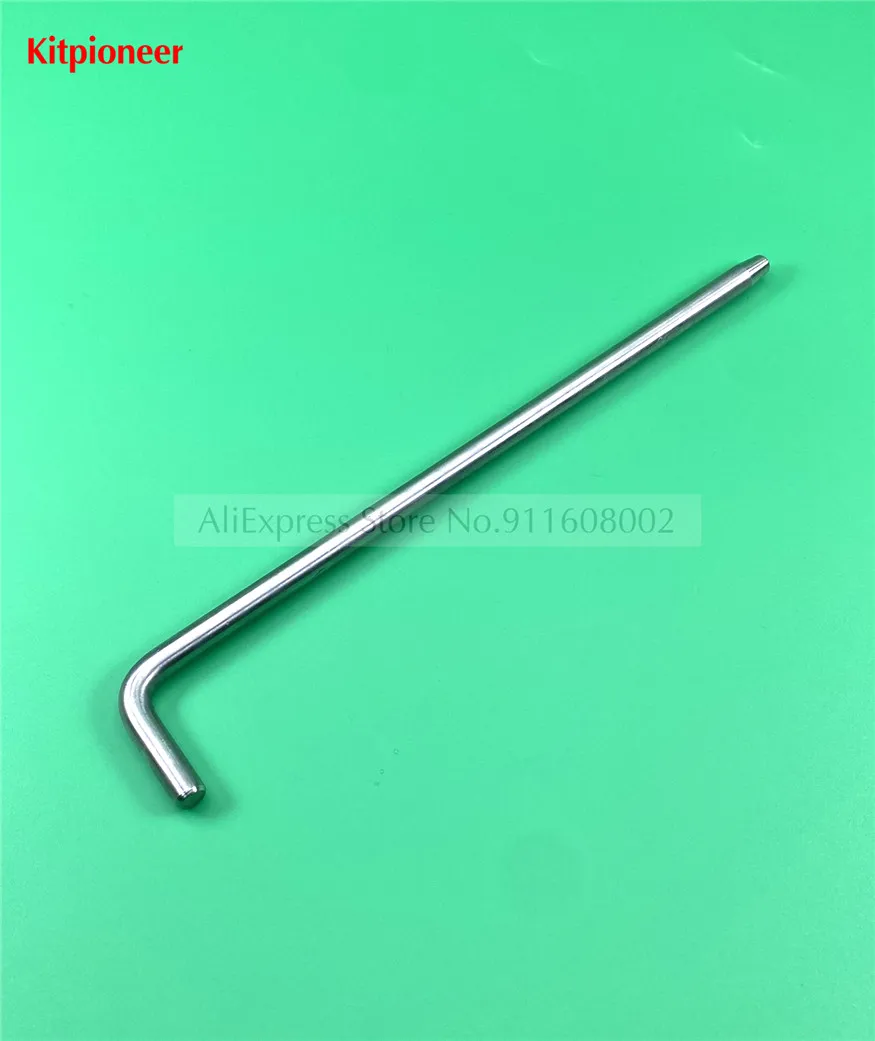 1 الترباس دبوس قطع الغيار المناسب استبدال 22.2 سنتيمتر L-شكل الفولاذ المقاوم للصدأ الترباس القطب لآلات الآيس كريم الناعمة YKF826