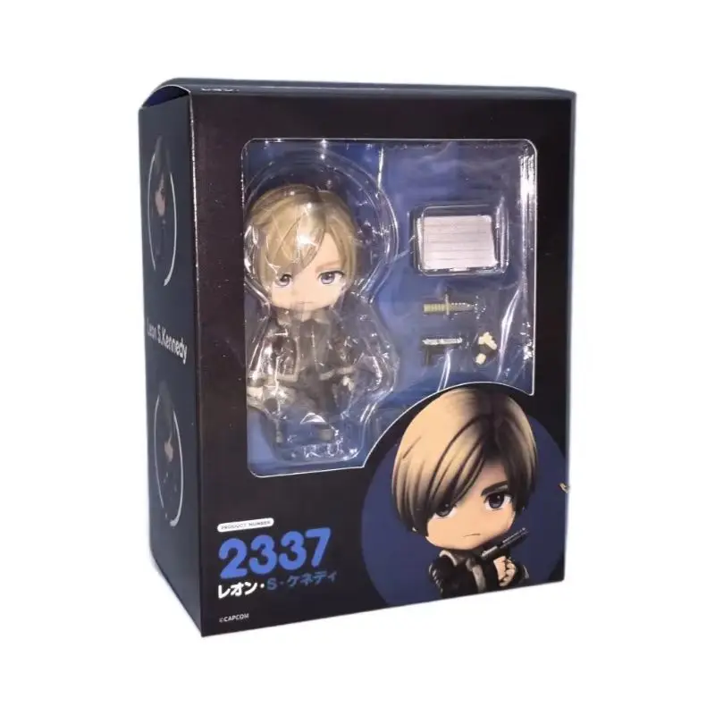 Estoque Original Residente Mal 4 طبعة جديدة 2337 Leon S. Kennedy Q VersãO Bonecas De AçãO Anime Pvc Modelo CriançA Brinquedo De Ani