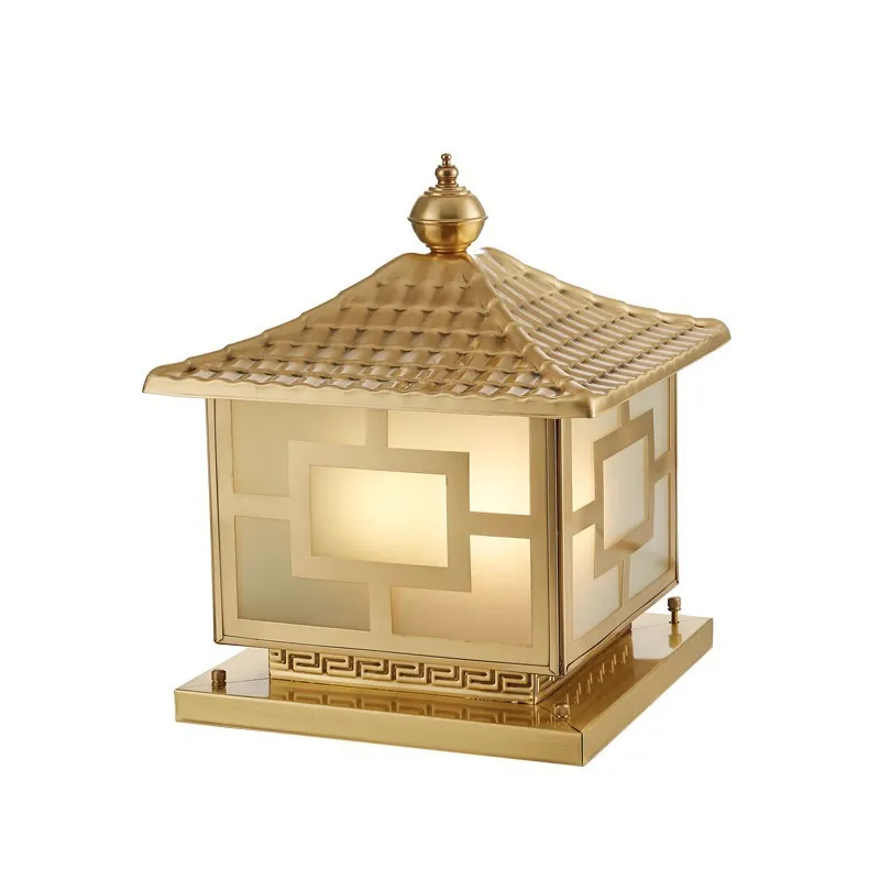 

pillar lamp, garden villa household wall pillar lamp, outdoor waterproof courtyard electricity connection door pillar lamp