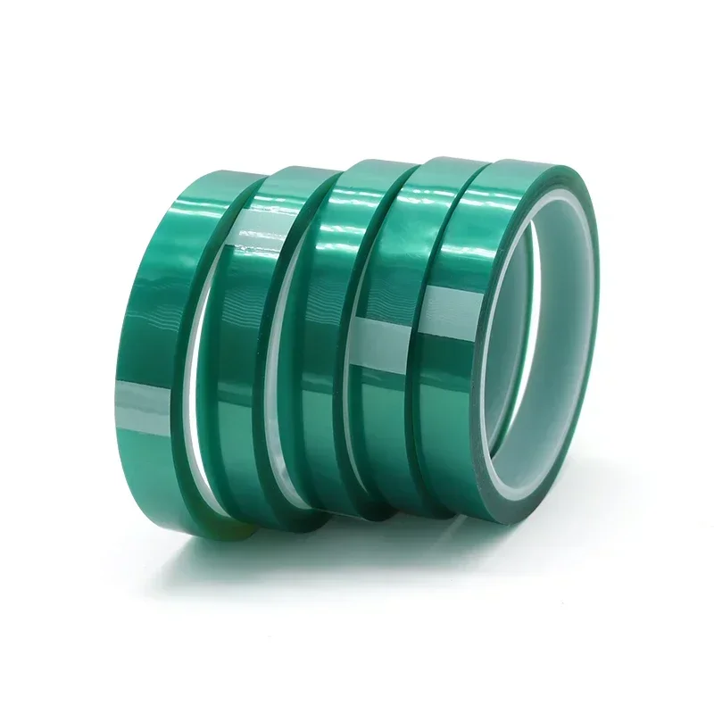 1/3/5pcs PET Film Tape High Temperature 3mm ~ 100mm Green Heat Resistant PCB Solder SMT Plating Shield Insulation Protection