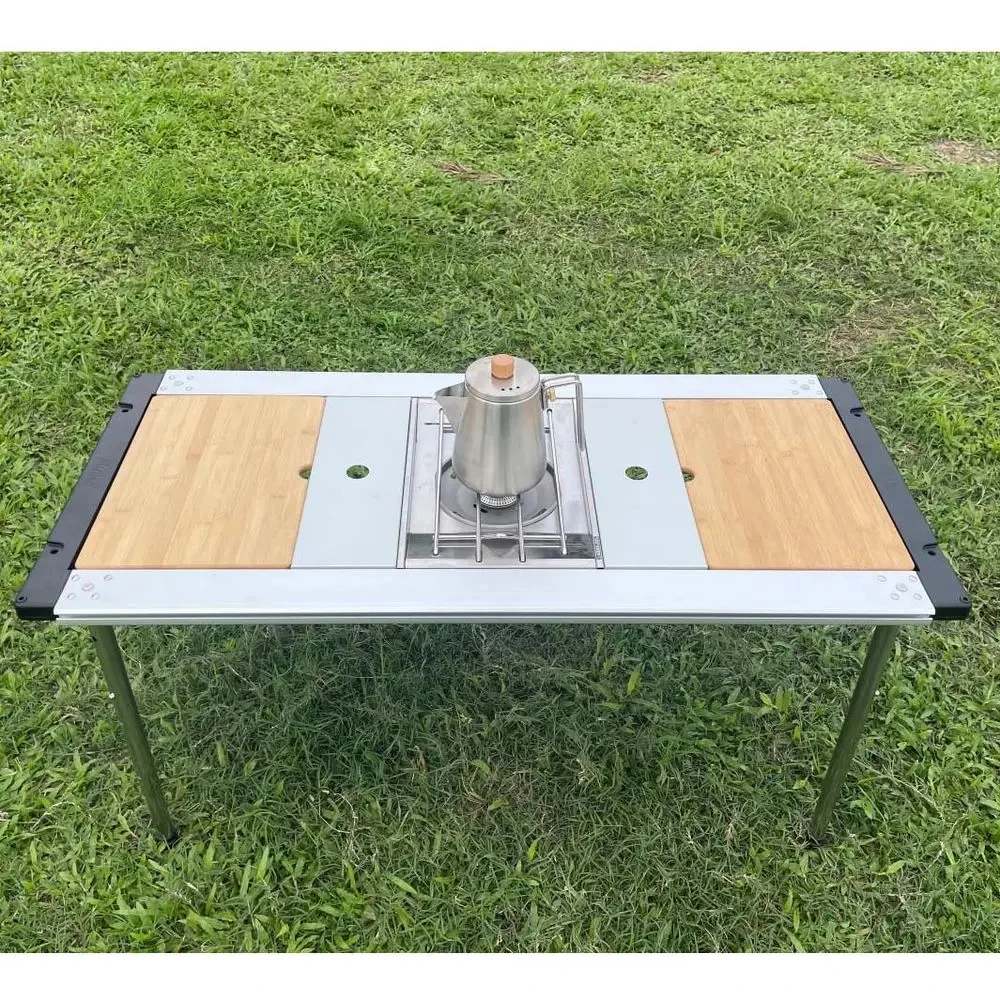 Outdoor Camping IGT Table Leg Combination Picnic Table Leg Telescopic Table Leg Stainless Steel IGT Table Leg Camping Tool New