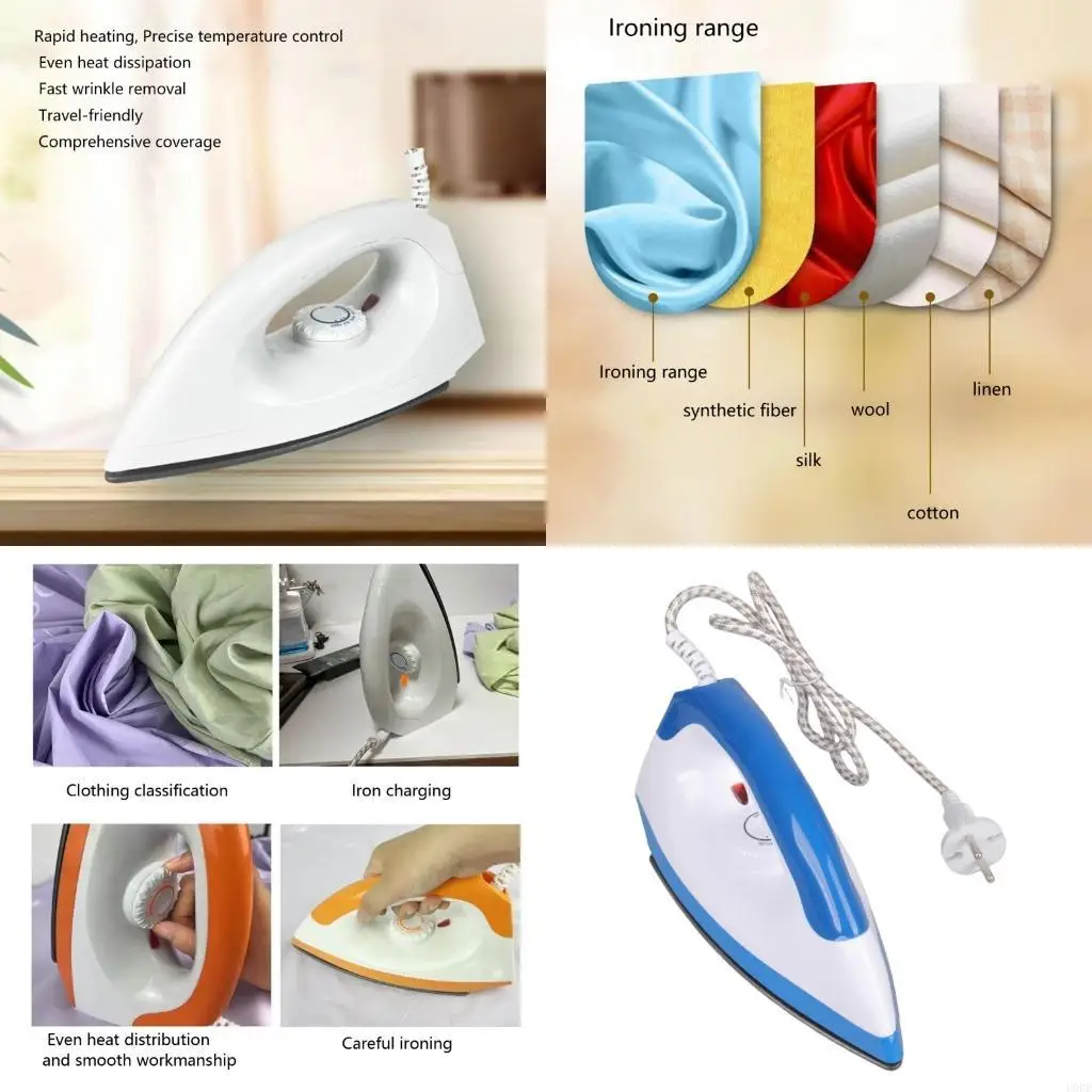 

Портативный бытовой электрический утюг, небольшая гладильная доска с сухим паром, простая в использовании