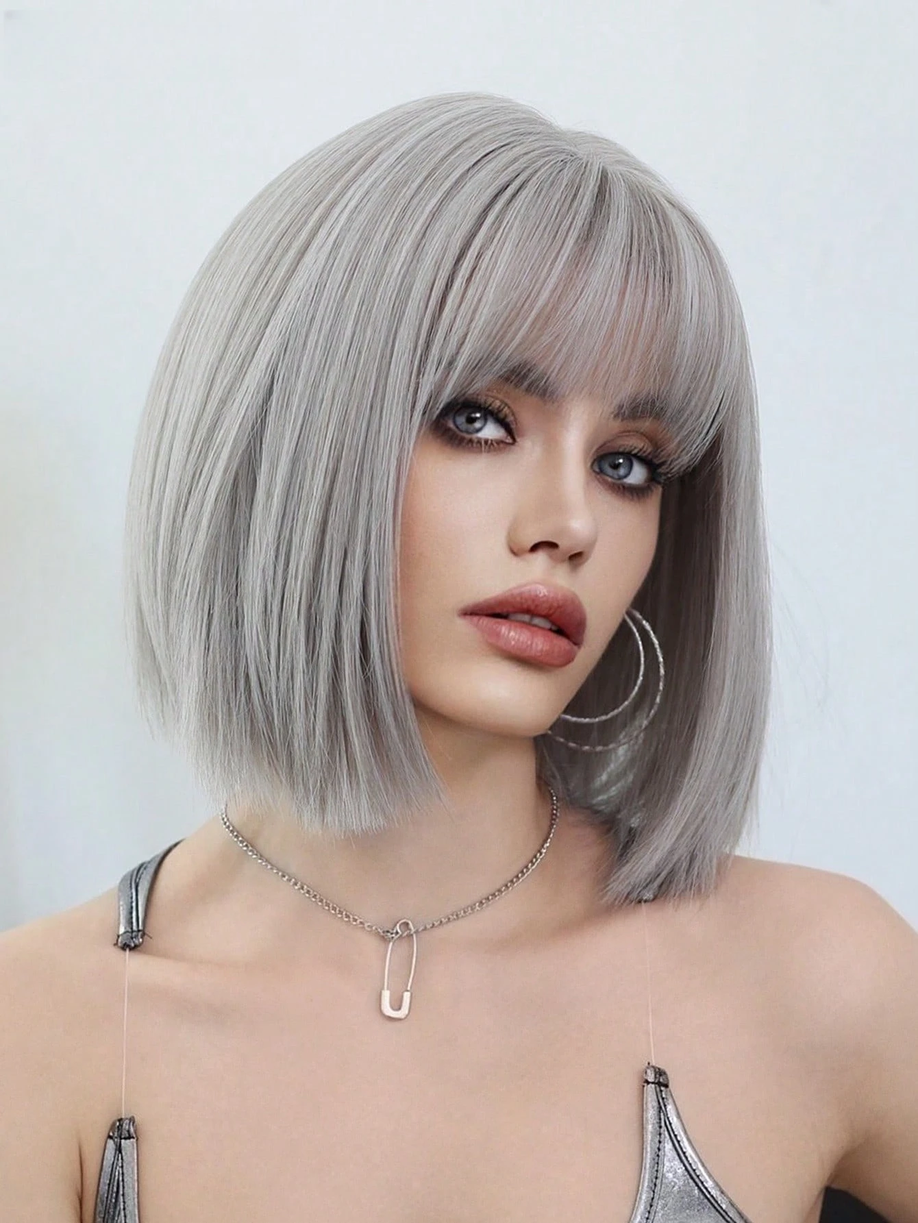 

Женские парики из синтетических прямых волос - Новинка лета, имитация высокотемпературного шелка, парик на всю голову