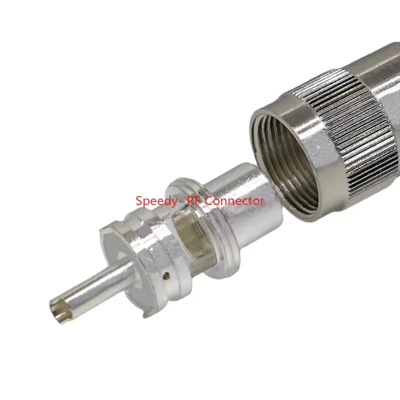 Conector de enchufe macho PL259 UHF SL16 UHF, piezas de soldadura macho para RG58 RG142 LMR195 RG400, adaptador Coaxial de latón y cobre, 1-10 PL-259