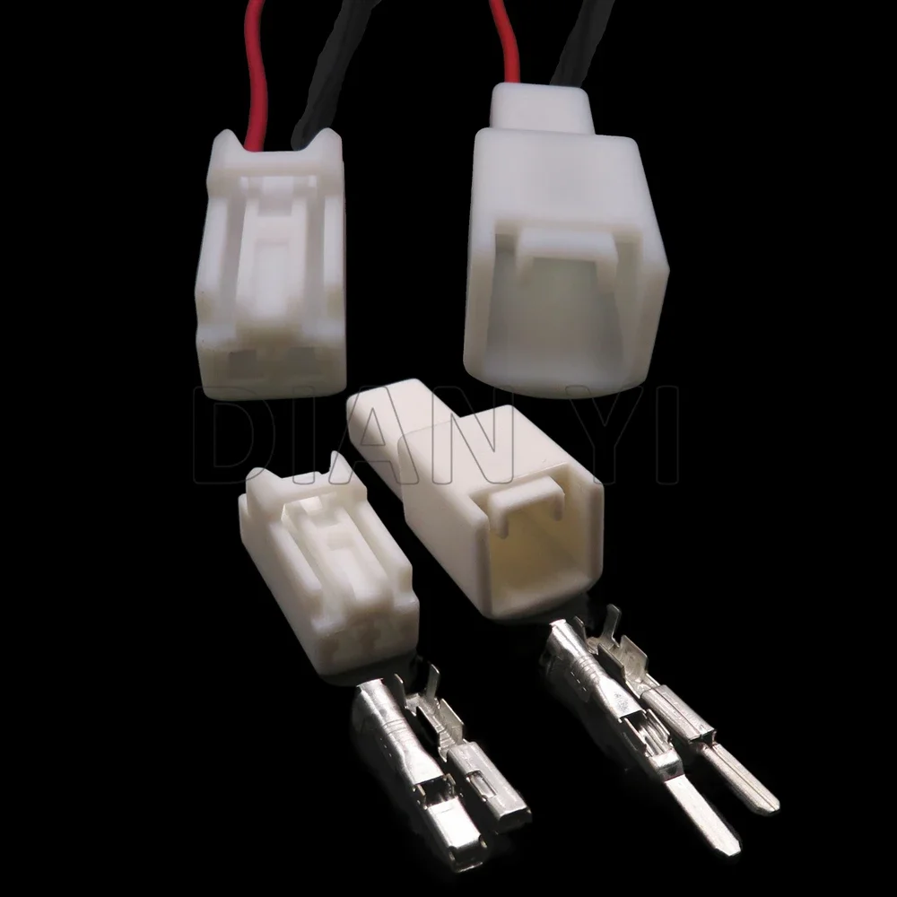 1 Set 2 Way Auto Connector 4A1240-0001 7283-2345 1300-9342 90980-12498 AC Assembly Car Cigarette Lighter Cable Harness Socket