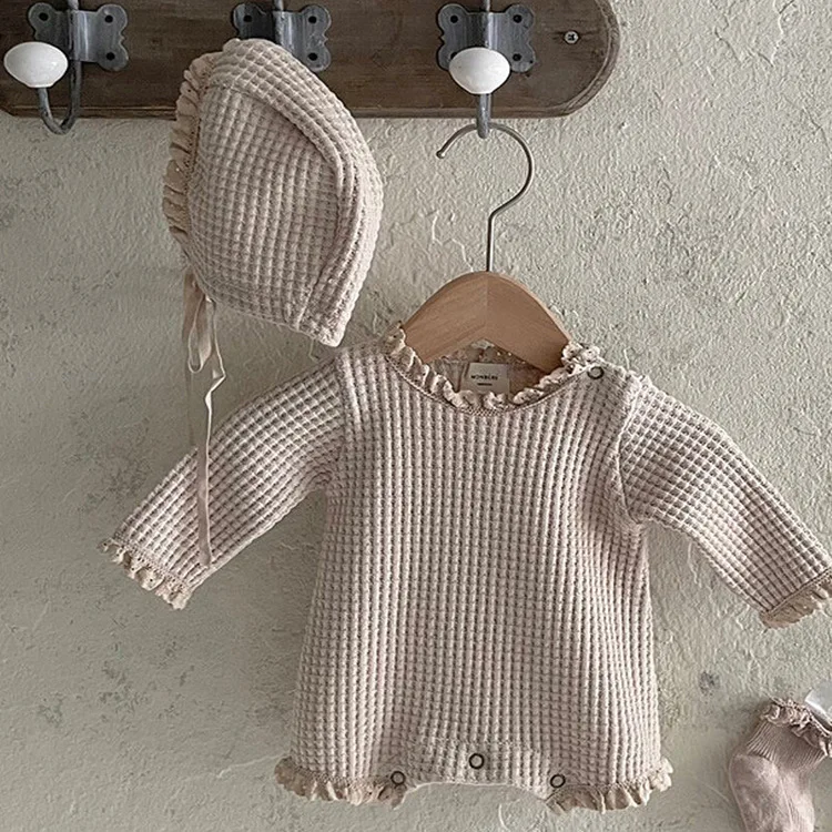 1214A الطفل الهراء Hap 1213B عناصر مطابقة قبعة الكورية الربيع الوليد الطفل قبعة طفل رضيع الملحقات #5